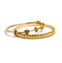 Carregar imagem no visualizador da galeria, Pulseira em prata 925 banhada a ouro 18k Zirconias retangulares tom fancy yellow
