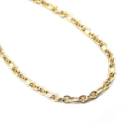 Colar banhado a ouro 18k elos