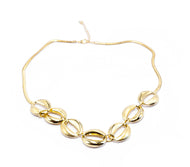 Colar banhado a ouro 18K corrente em rabo de rato.
