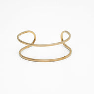 Bracelete banhado a ouro 18K contorno