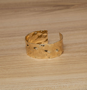 Bracelete banhado a ouro 18k borbulhas