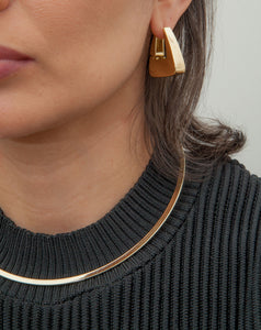 Chocker banhada a ouro 18k duro
