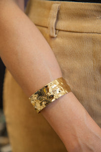 Bracelete banhado a ouro 18k borbulhas